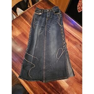 Teens Neeso Jeans Denim Skirt Long Size 9